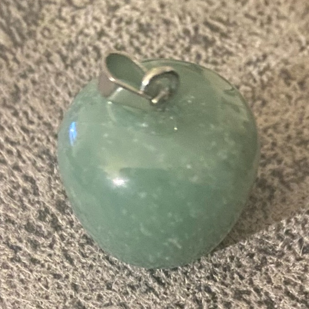 Green Aventurine Apple Necklace Pendant